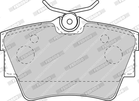 FERODO FVR1516 Brake Pad Set, disc brake