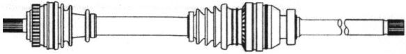 CEVAM 5163 - Axle Shaft