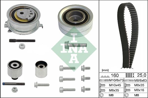 Schaeffler INA Fogasszíjkészlet 530 0550 10