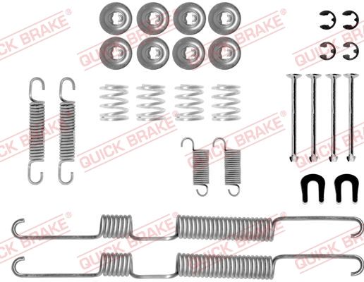 Комплект приладдя, гальмівна колодка, Quick Brake 105-0730