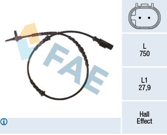 FAE érzékelő, kerékfordulatszám 78265