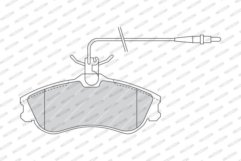 FERODO Plaquettes de frein à disque FDB1112