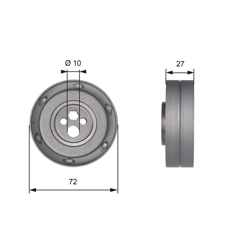 GATES feszítő, fogasszíj T41216