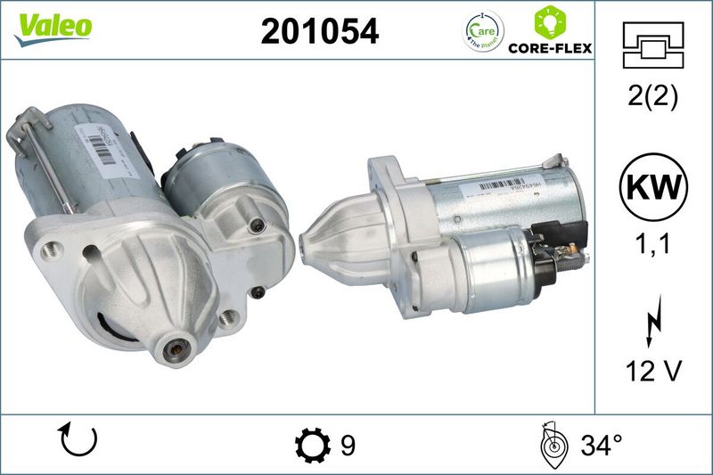 VALEO Startmotor / Starter 201054