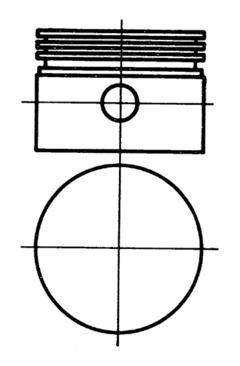Product Image - Zuiger - 94061730 - KOLBENSCHMIDT