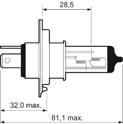 VALEO 032511 Bulb, spotlight