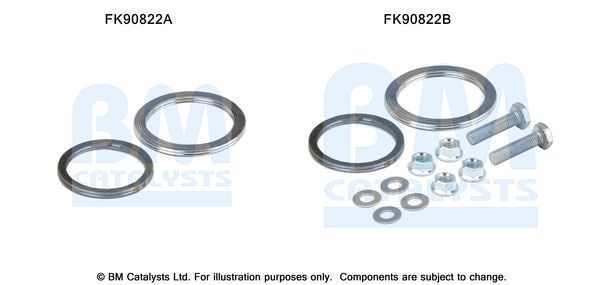 BM CATALYSTS szerelőkészlet, katalizátor FK90822