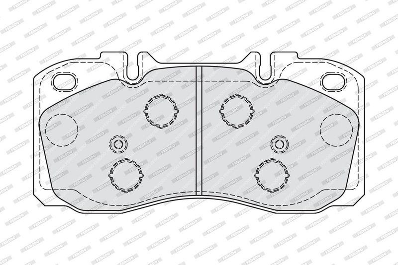FERODO Plaquettes de frein à disque FVR4038