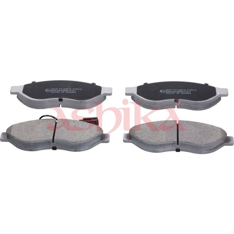 ASHIKA 50-00-0018 - Brake Pad Set, disc brake