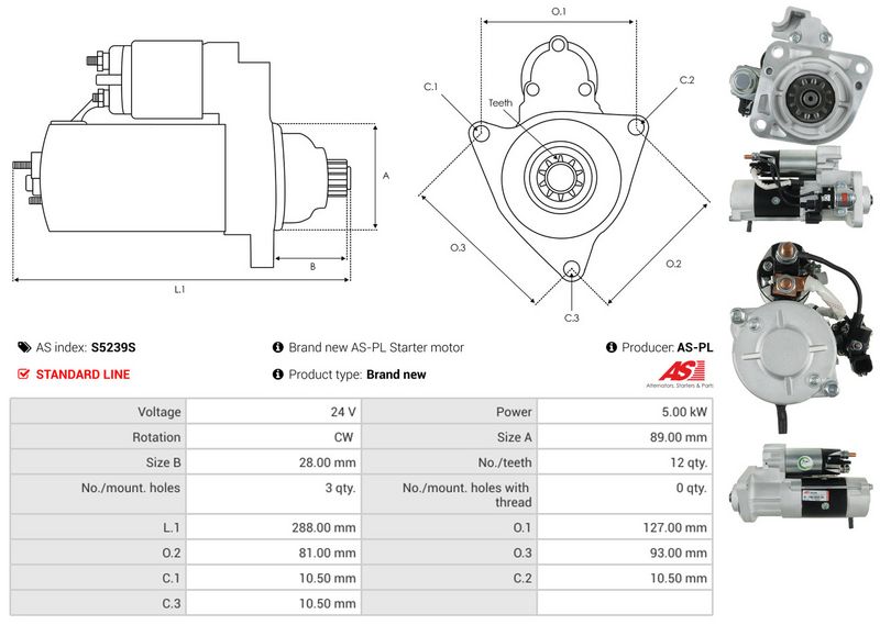 AS-PL S5239S Starter