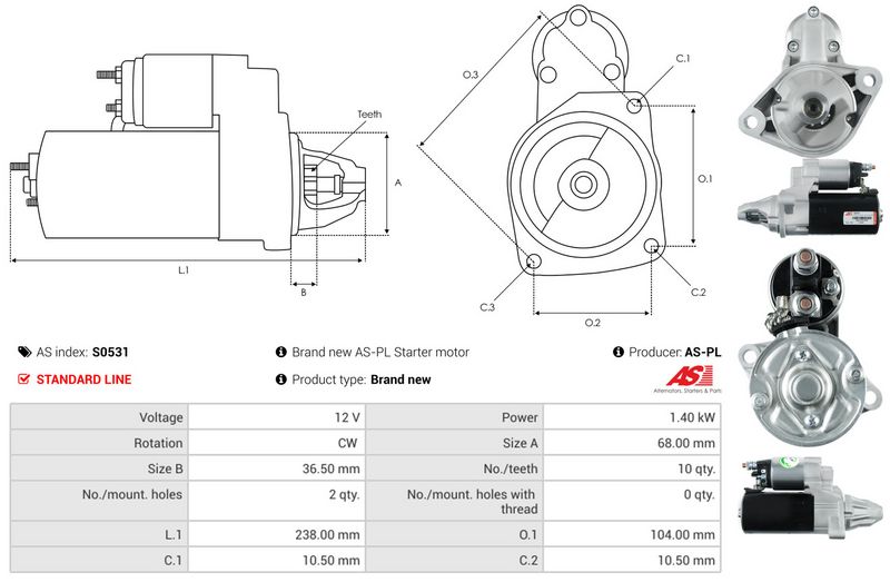 AS-PL S0531 Starter