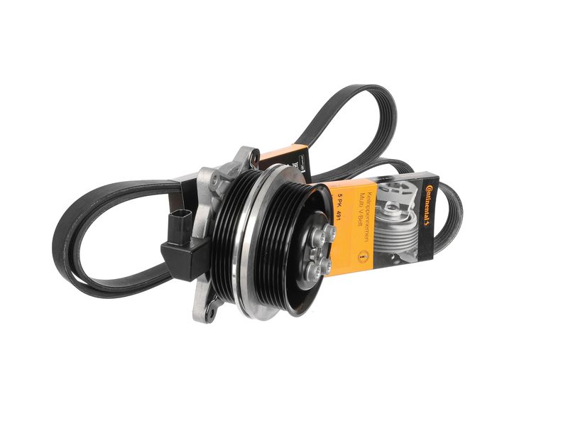 Product Image - Waterpomp + multi v-riemset - PW0010 - ET ENGINETEAM