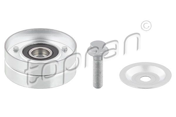 Medløberhjul, multi-V-rem