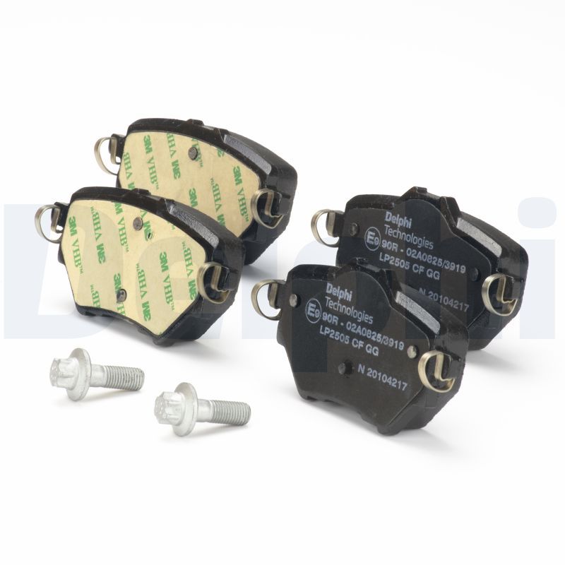Piduriklotsi komplekt, ketaspidur, DELPHI LP2505