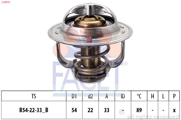 Термостат, охолоджувальна рідина, Facet 78693S