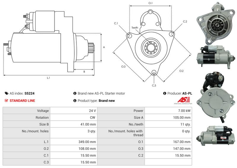 AS-PL S5224 Starter