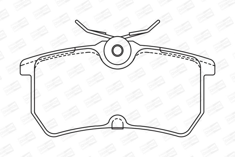 CHAMPION Plaquettes de frein à disque 571998CH