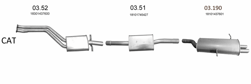 EDEX 3119 - Exhaust System
