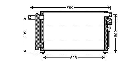 AVA QUALITY COOLING kondenzátor, klíma KA5081D