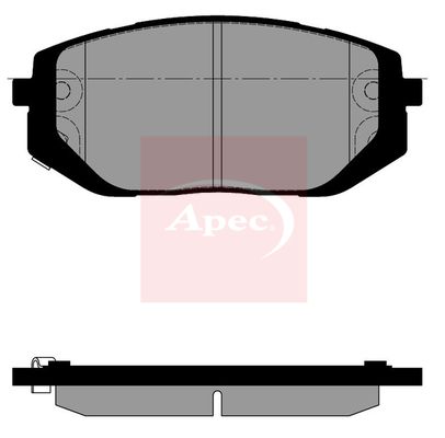 APEC Brake Pad Set, disc brake PAD2532