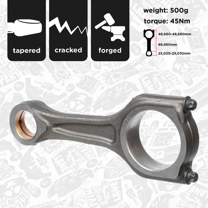 Product Image - Drijfstang - OM0049 - ET ENGINETEAM