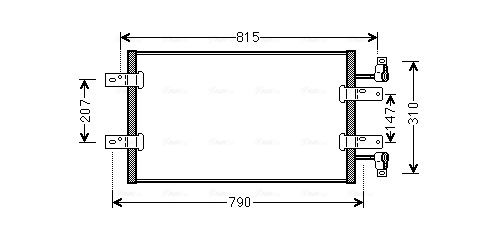 AVA QUALITY COOLING kondenzátor, klíma RTA5451