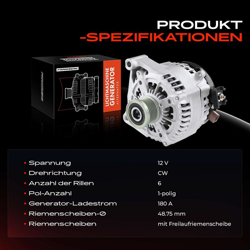 Frankberg 5481FB0001670 Alternator