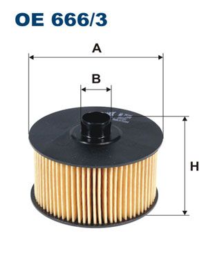 FILTRON olajszűrő OE 666/3