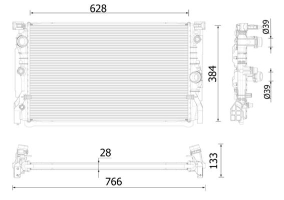 Product Image - Radiateur - CR2324000P - MAHLE