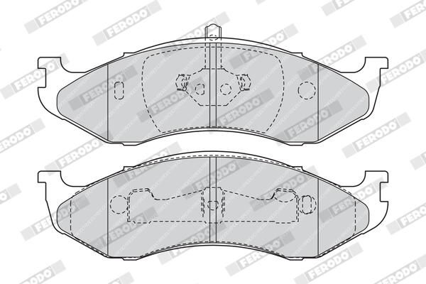 FERODO FDB1267 Brake Pad Set, disc brake