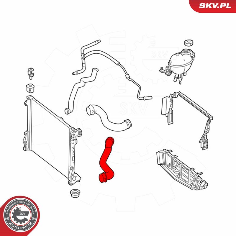 ESEN SKV 43SKV750 Radiator Hose