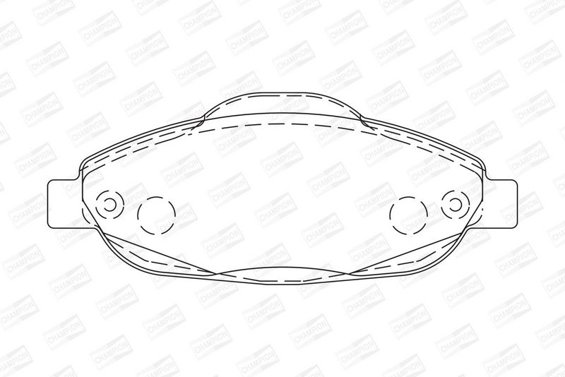 CHAMPION Plaquettes de frein à disque 573241CH