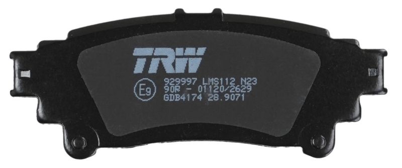 TRW GDB4174 Brake Pad Set, disc brake