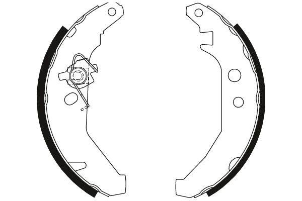 TRW GS8279 Brake Shoe Set