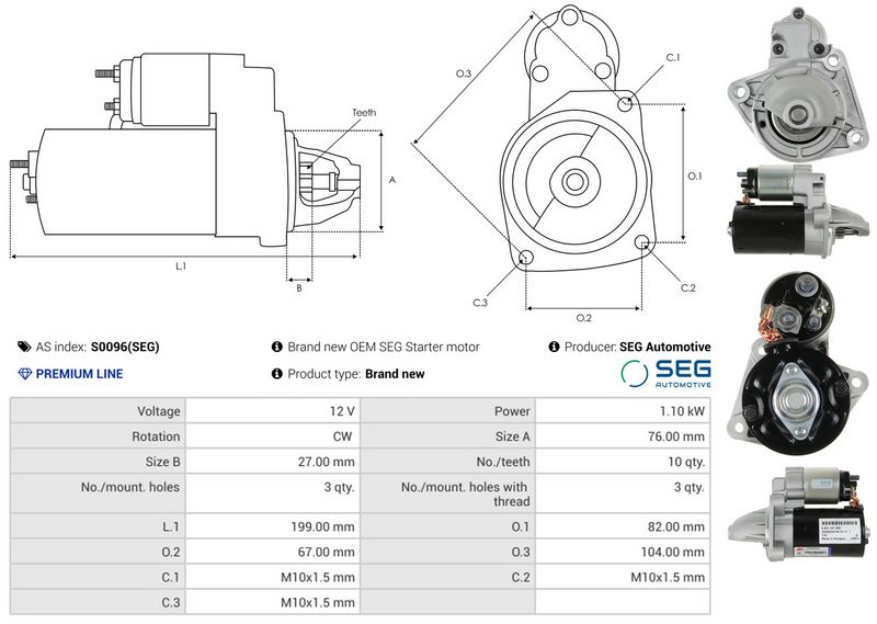 AS-PL S0096(SEG) Starter
