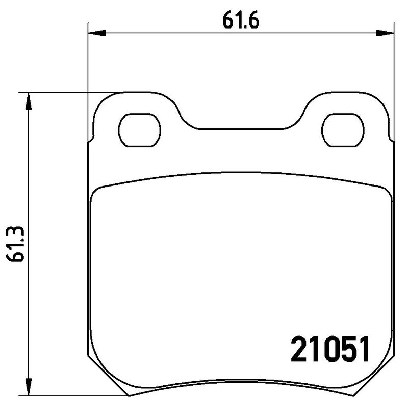 BREMBO P59010 Brake Pad Set, disc brake