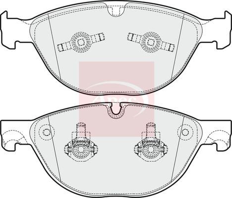 APEC Brake Pad Set, disc brake PAD1757