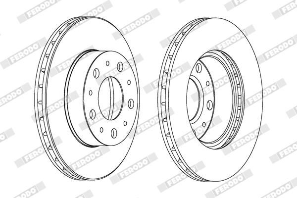 FERODO DDF1171 Brake Disc