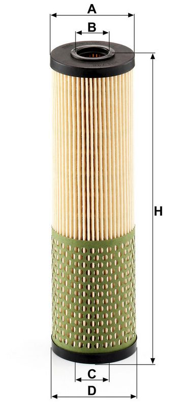 Oliefilter past: MERCEDES S (C140), S (W140), SL (R129) 6.0/7.3 04.91-12.01