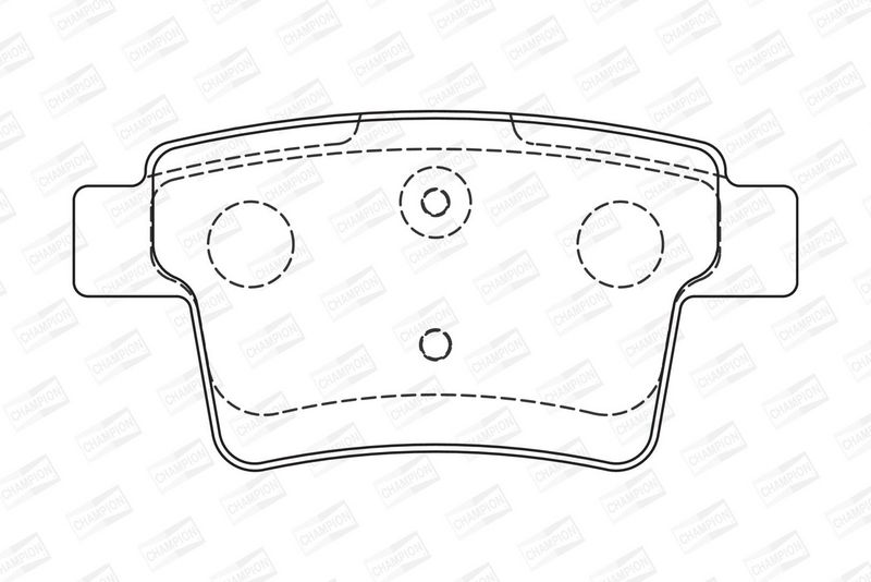 CHAMPION Plaquettes de frein à disque 573218CH