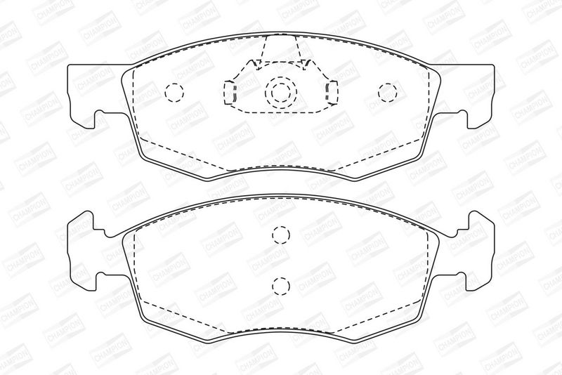 CHAMPION Plaquettes de frein à disque 573130CH