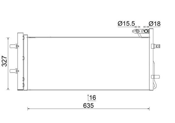 MAHLE Condensor, airconditioning AC 42 000S