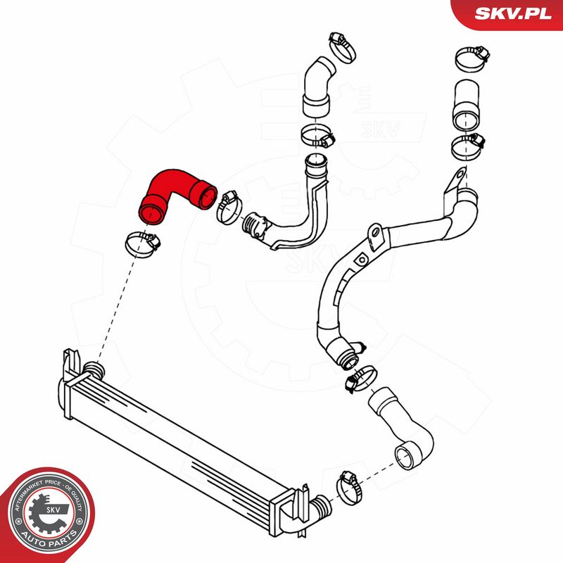 ESEN SKV 24SKV190 Charge Air Hose