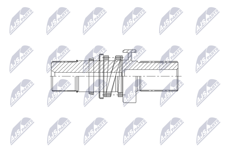 NTY NPW-VW-269W Stub Shaft, differential