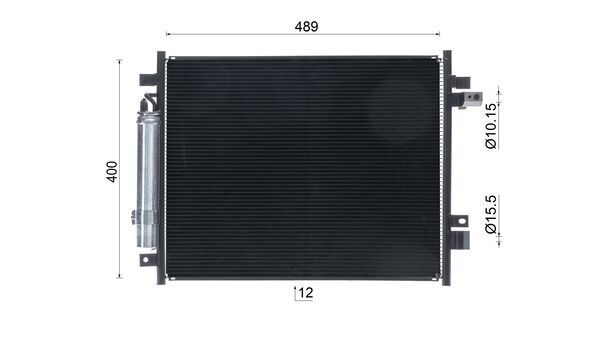 Product Image - Condensor, airconditioning - AC1028000S - MAHLE