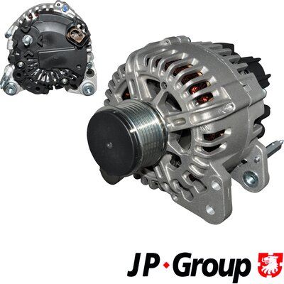 JP GROUP Volkswagen генератор Audi A3,Caddy III,Crafter,Golf V,Passat,Touran,Skoda Octavia,Roomster,Yeti 1.6TDI/1.9TDI/2