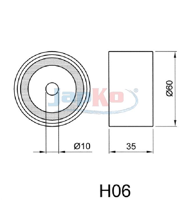 Rihmapinguti, Hammasrihm, JAPKO 45H06