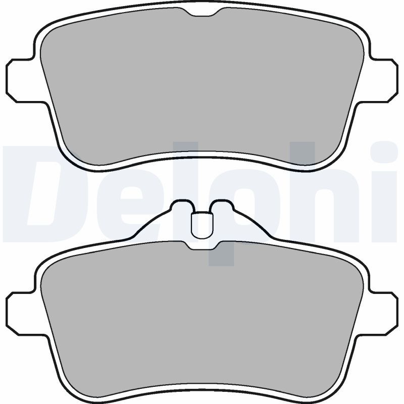 DELPHI Mercedess колодки гальмівні задній W166/X166/W176 A/GL/M Class 11-