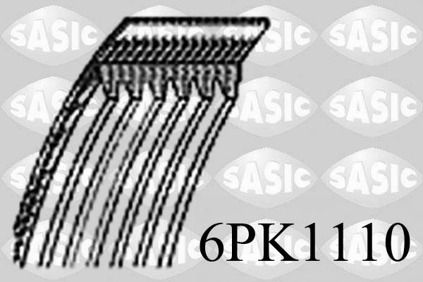 SASIC hosszbordás szíj 6PK1110