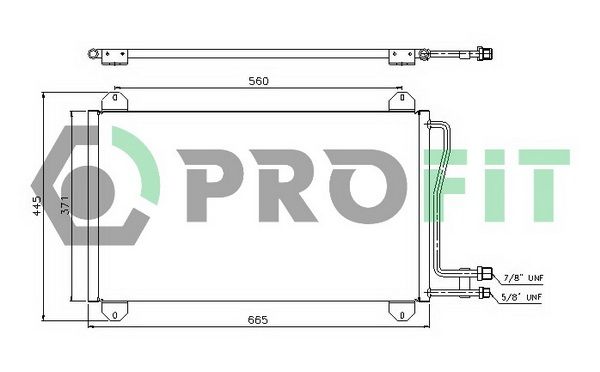 Конденсатор, система кондиціонування повітря, Profit 3546C1